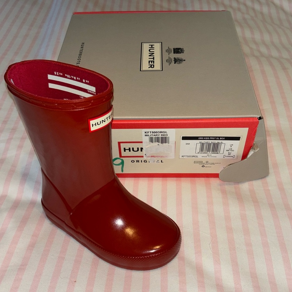 New Hunger rain boots kids size 9/10
